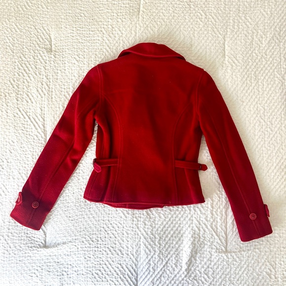 Ralph Lauren Blue Label Red Wool Jacket. Size 2. - Picture 8 of 10